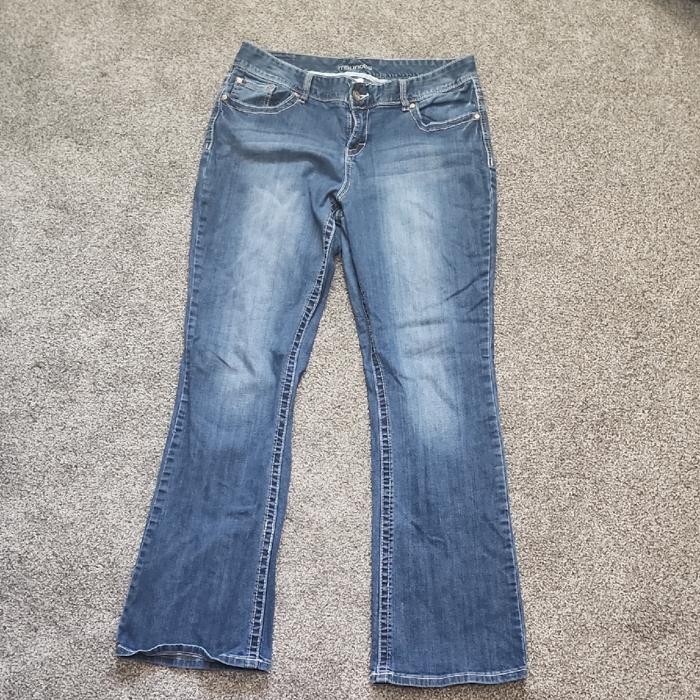 Maurices Blue Boot Cut Jeans for Women